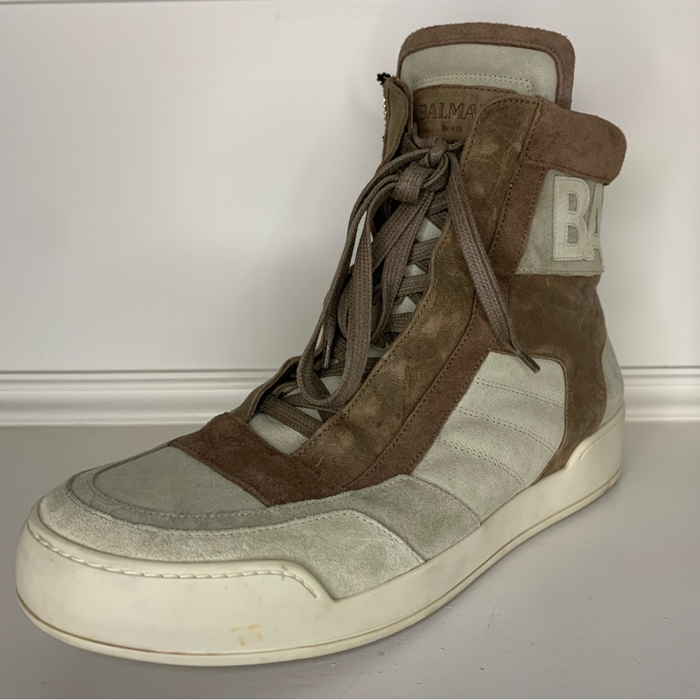 Rare Men’s Balmain high top sneakers. Size 11